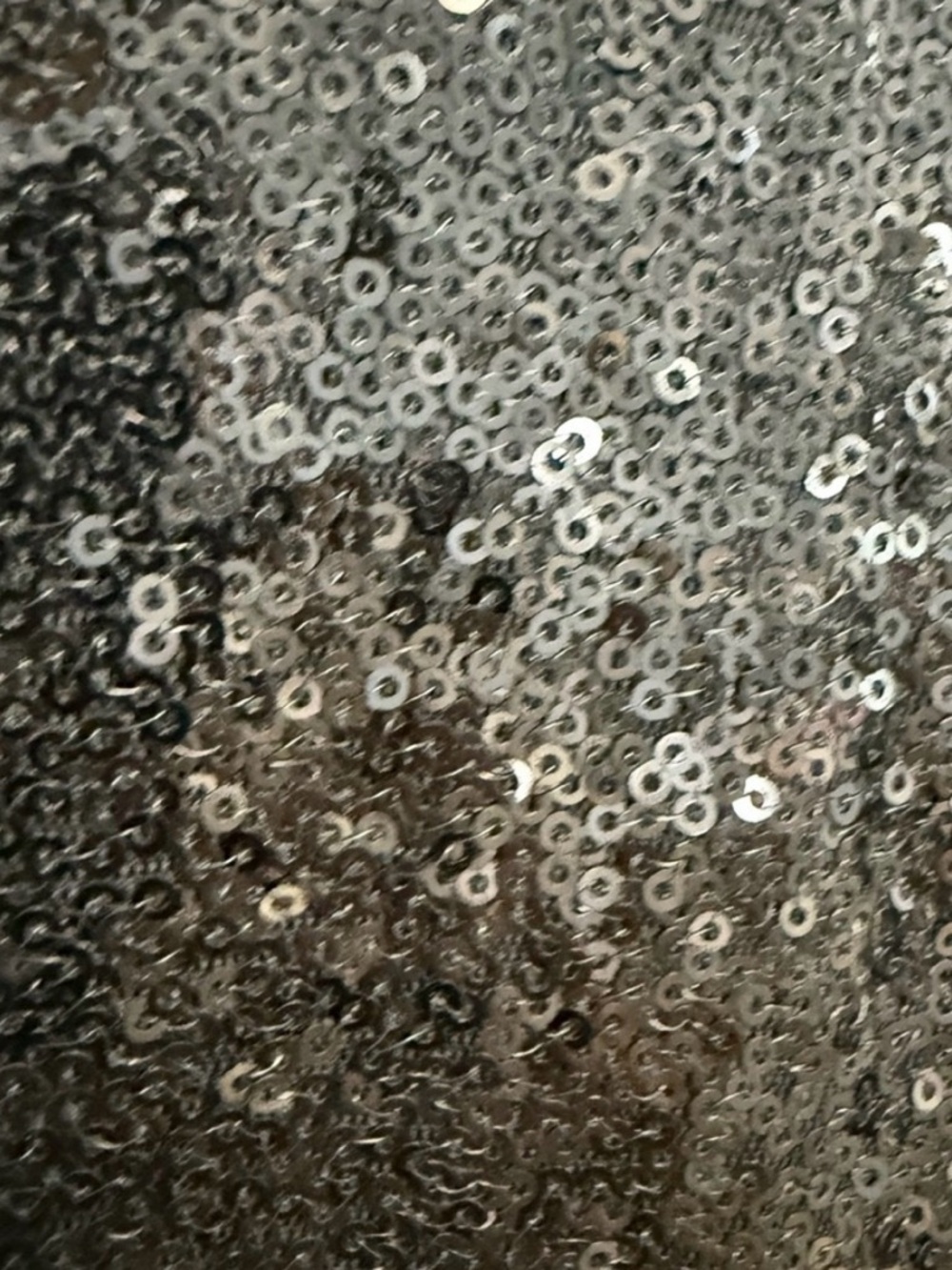 Showpo Black Sequin Long Sleeve Mini Dress - Picture 2 of 2